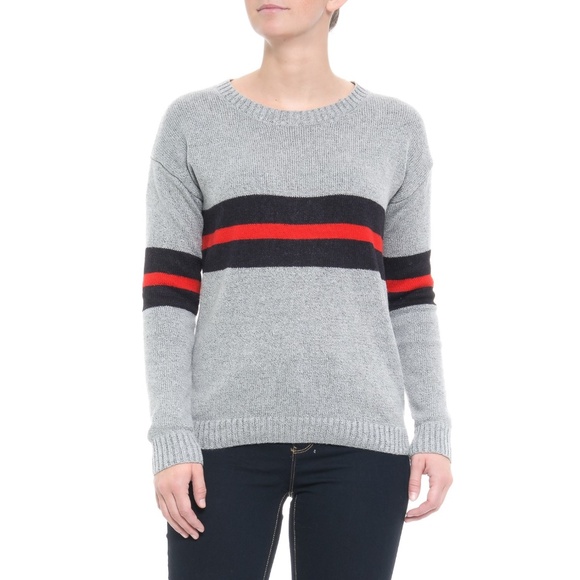 Ebby & I NWOT Double Stripe Sweater (M) - Picture 1 of 8